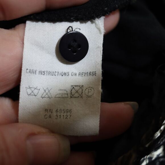 DKNY Black Cardigan with Sparkly Trim Large - Picture 14 of 14